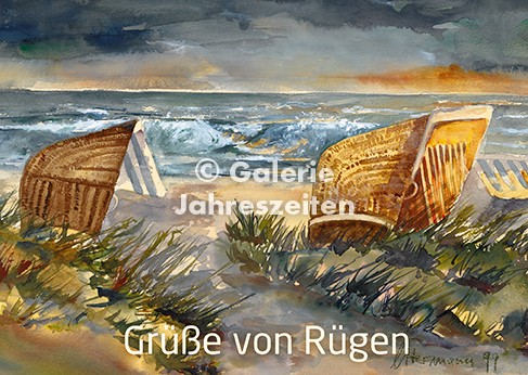 Strandkörbe - Grüße von Rügen