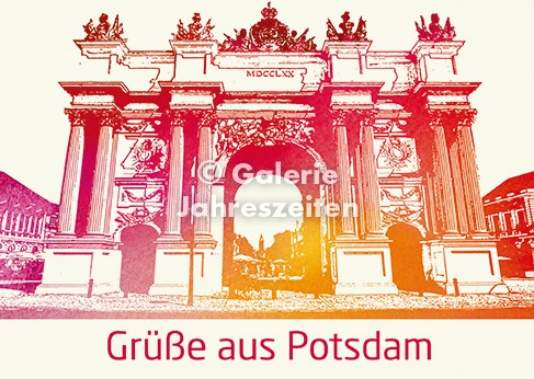 Potsdam Brandenburger Tor "Grüße"