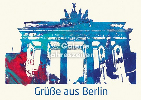 Berlin Brandenburger Tor "Grüße"