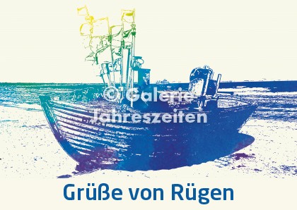 Binz Fischerboot - Grüße von Rügen